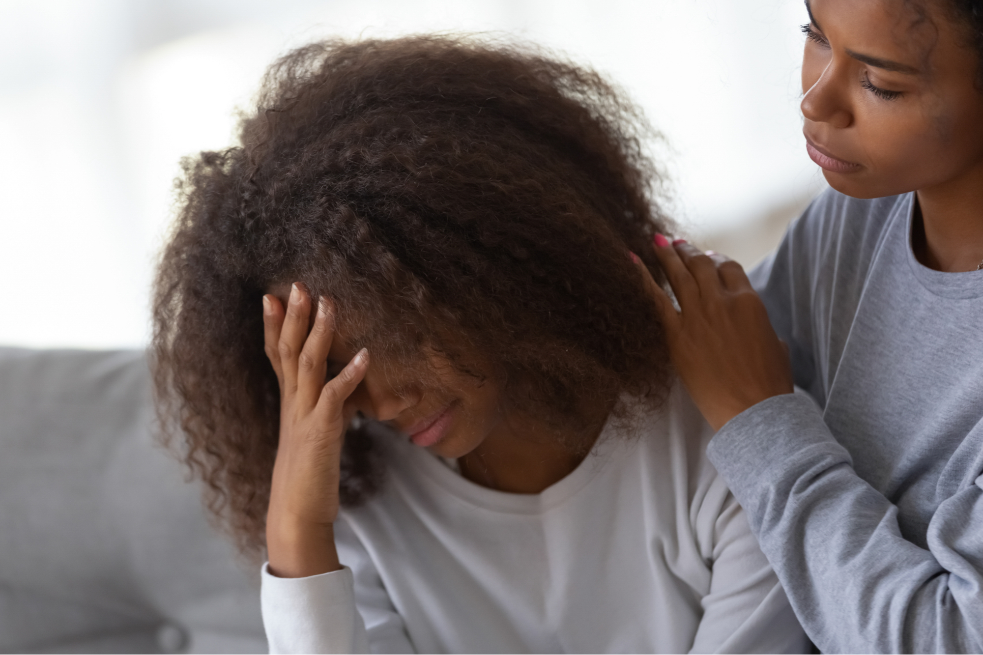 Loved One Coping With Mental Illness showing support for loved one