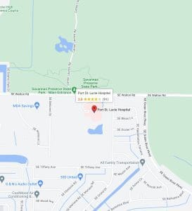 Directions to Port St Lucie Hospital